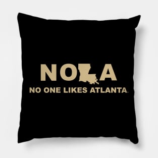 NOLA No One Likes Atlanta™ Louisiana Style Pillow