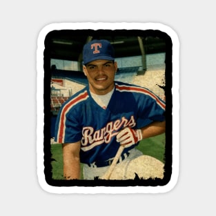 Pudge Rodriguez in Texas Rangers Magnet