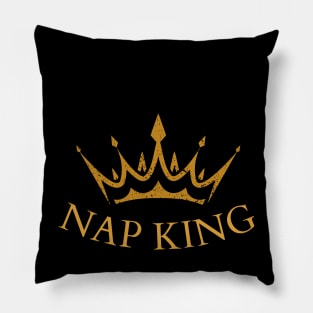 Nap King, Most Likely to Take a Nap Funny Pillow