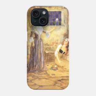 Vintage Fairy Tales, Cinderella in Rags with Fairy Godmother Phone Case