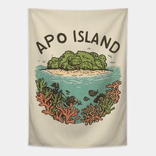 APO ISLAND Tapestry