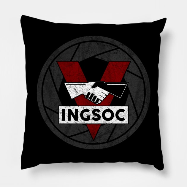 INGSOC Pillow by Aries Custom Graphics