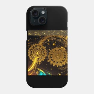 The beauty of gold, a design that dazzles. Phone Case