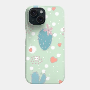 Sweet Cactus Pattern Phone Case