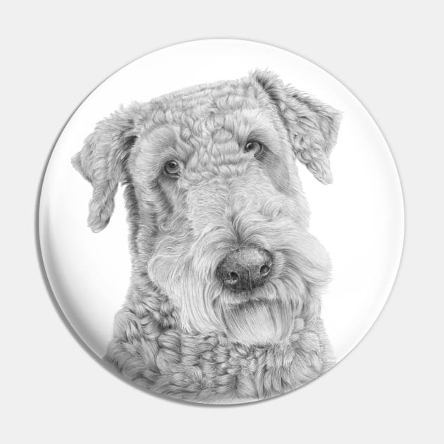 Airedale terrier Pin by doggyshop