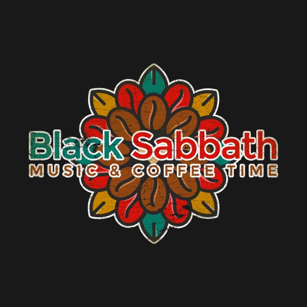 Music & Cofee Time Black Sabbath by Testeemoney Artshop