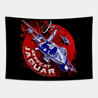 Sepecat Jaguar Ground-Attack Strike Fighter Jet Tapestry