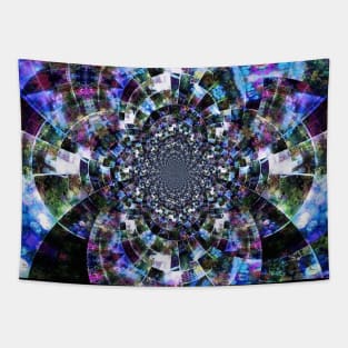 Abstract fractal in vivid colors Tapestry