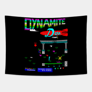 Mod.6 Arcade Dynamite Dan Video Game Tapestry