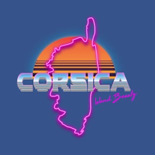 corsica neon design T-Shirt