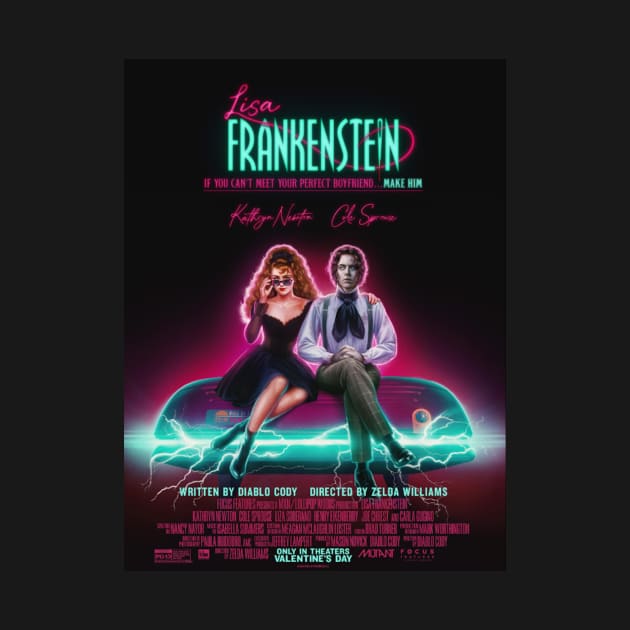 Lisa Frankenstein Movie Poster by HerbalBlue