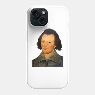 A Portrait of William Shakespeare Phone Case