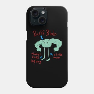 Silly Buff Blob Man Phone Case