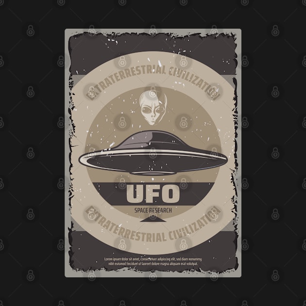 Ufo t shirt by Vine Time T shirts