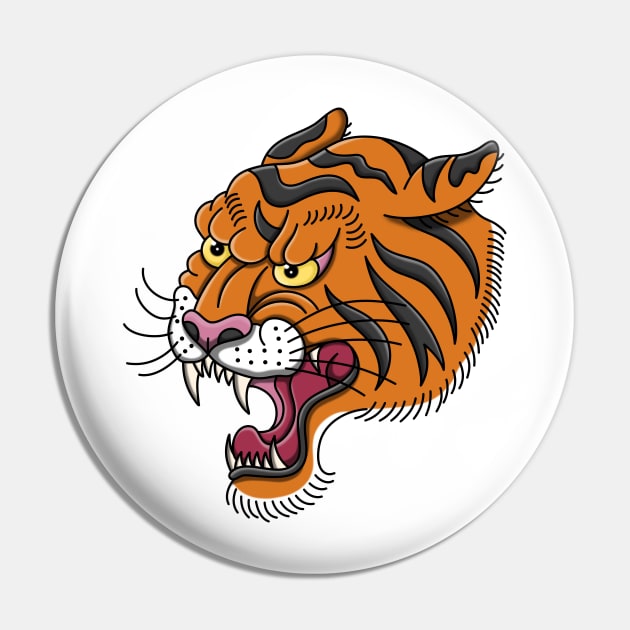 Growling Tiger Pin by Tanisha Vidale