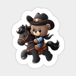 Cute Cowboy Bear Kawaii Magnet