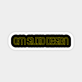 OM studio logotype 2020 long Magnet