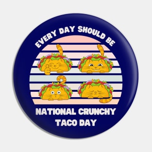 Every day should be national crunchy taco day. Pin