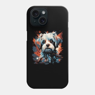 Patriotic Maltese Phone Case