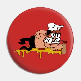 Pizza Tower Peppino spaghetti taunt print Pin