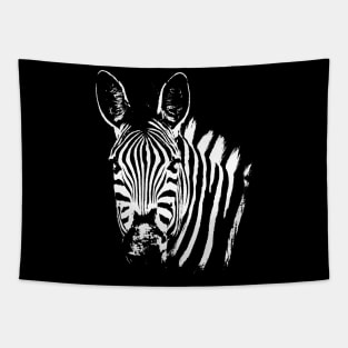 Zebra pop art retro Tapestry