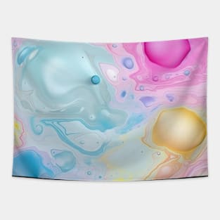 Abstract oil and water mix background Tapestry