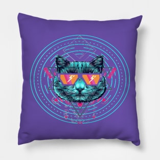 Techno Cat Pillow