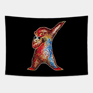 Bear dabbing bear lover,bear Tapestry