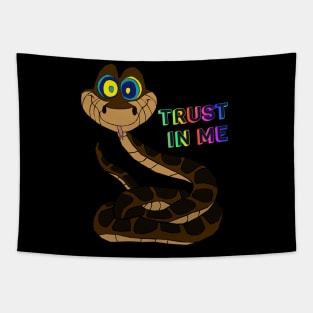 Kaa - Trust In Me 'text' Tapestry