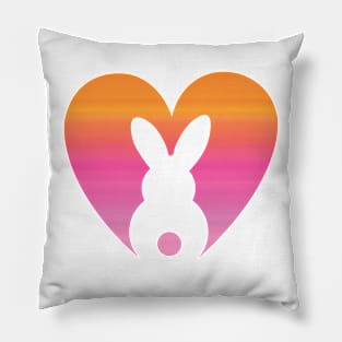 Heart Bunny Pillow