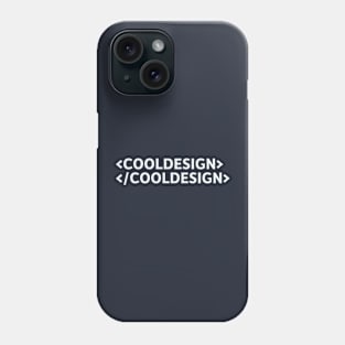 HTML Cool Design Phone Case