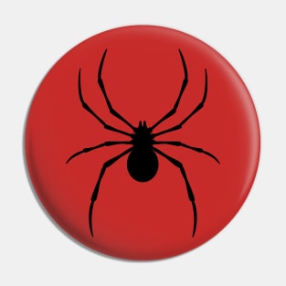 Radioactive Spider Black Logo Pin