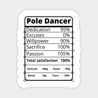 Pole Dancer - Pole Dance Design Magnet