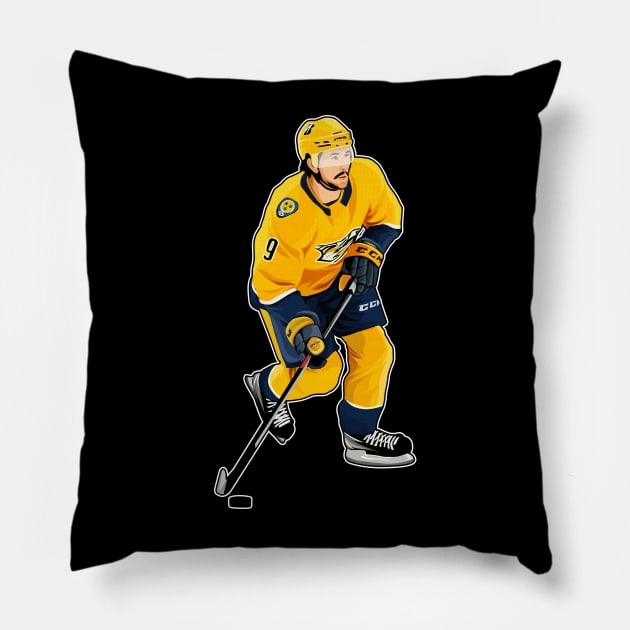 Filip Frosberg #9 Skates Pillow by GuardWall17