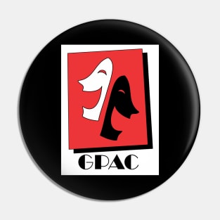 GPAC Logo Black Text Pin