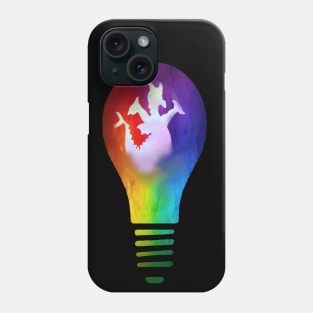 figment light bulb Phone Case