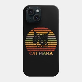 Cat Mama Vintage Retro Unique Gift Phone Case