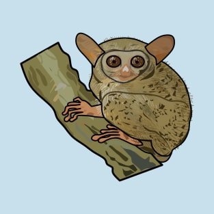 Tarsier cartoon illustration T-Shirt