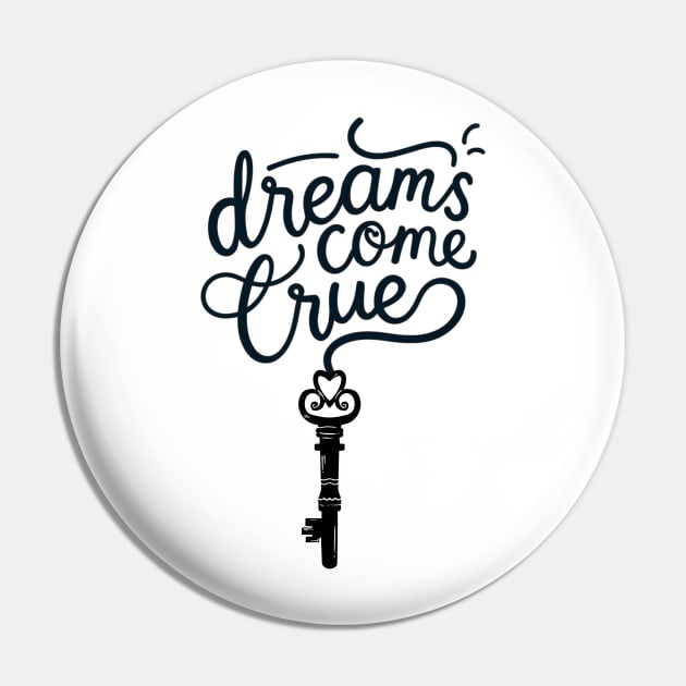 Dreams come True Pin by Cotton Candy Art