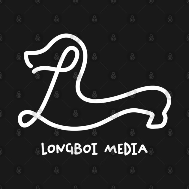 Longboi Media Logo (white) by Aint It Scary