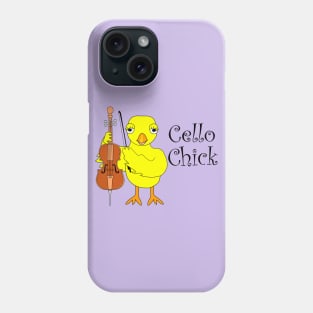 Cello Chick Text Phone Case