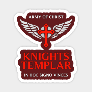 Knights Templar Unique Custom Designed Epic Insignia Magnet