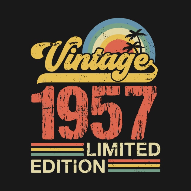 Retro vintage 1957 limited edition by Crafty Pirate 