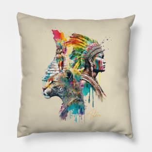 Aztec Temple Pillow