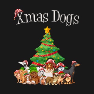 Xmas Dogs lovers T-Shirt