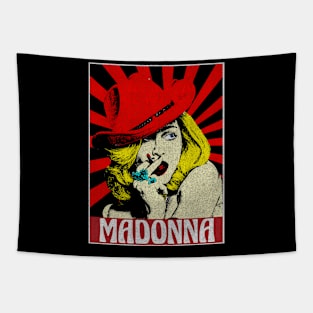 Madonna Smoke Pop Art Style Tapestry