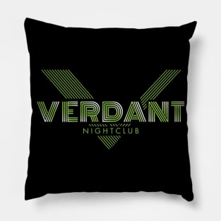 Verdant Night Club Pillow