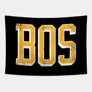 BOSton retro - Black/Gold Tapestry