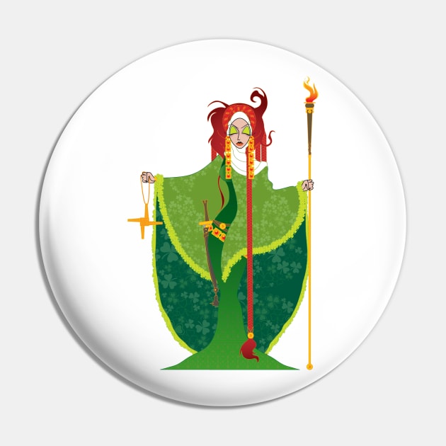 St. Brigid of Ireland Pin by The Cuban Witch