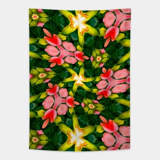 Cute Tropical Flower Pattern Tapestry